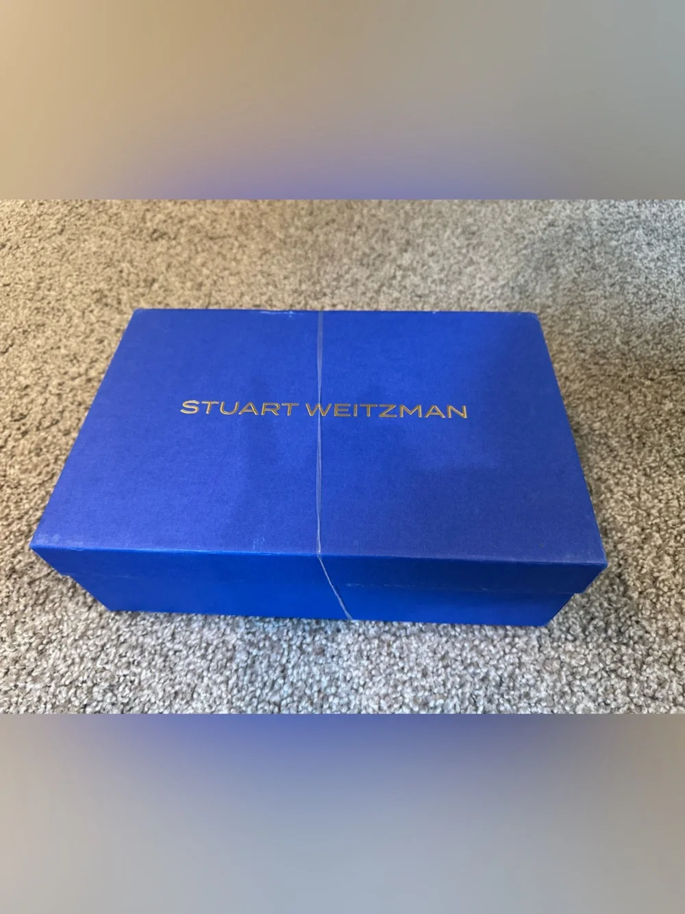 NEW in box: Stuart Weitzman Babette 60 Adobe Nude Tan Block Heel Pump Size 9B